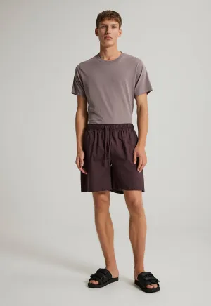 Jordan Cotton Short - Raisin