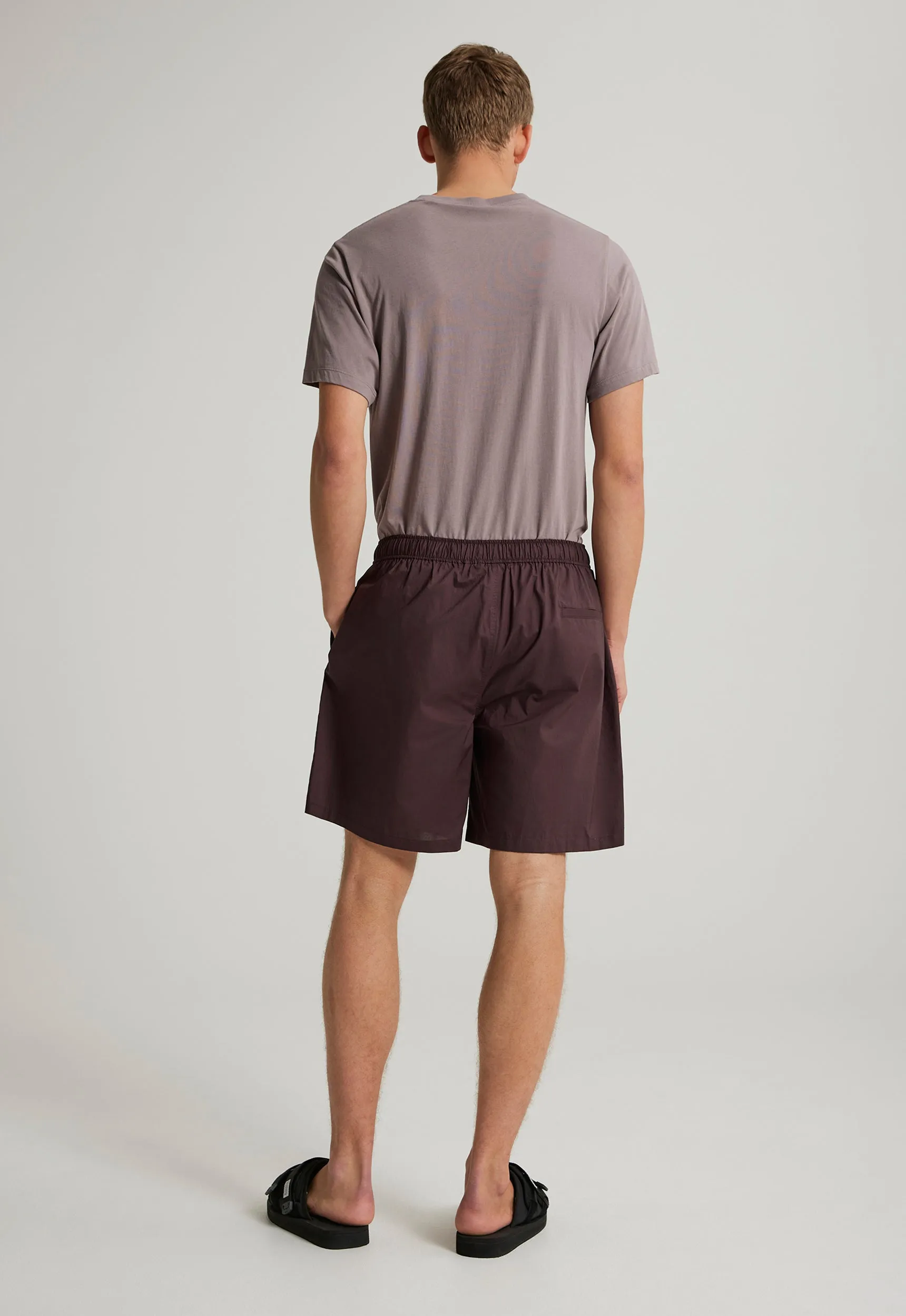 Jordan Cotton Short - Raisin