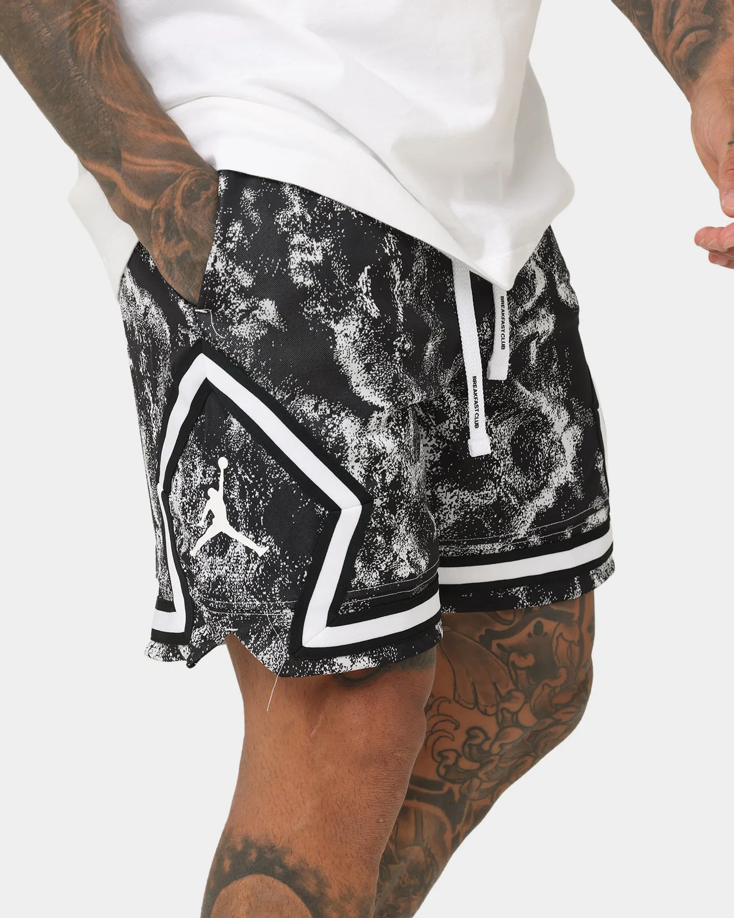 Jordan Dri-FIT Sport Diamond Shorts White/Black