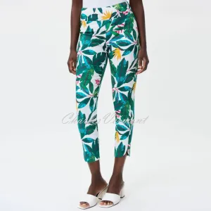 Joseph Ribkoff Cropped Tropical Print Trouser - Style 232259