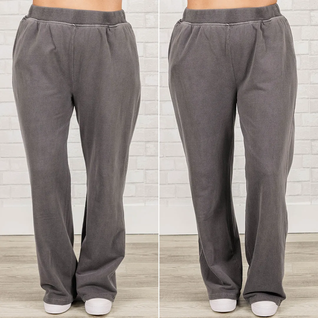 Keeping It Simple Pants, Charcoal