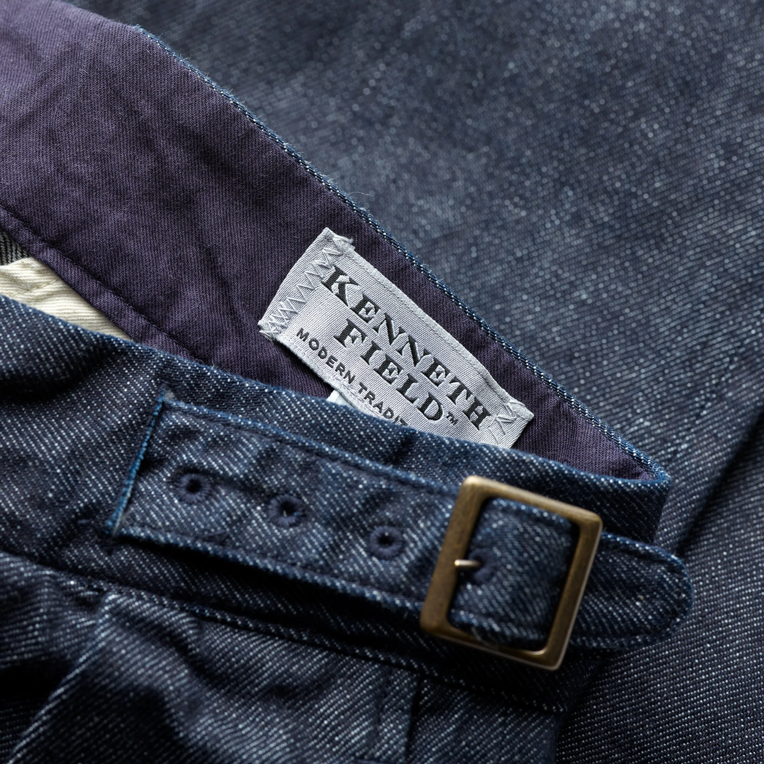 Kenneth Field Indigo Denim Gurkha III Trousers