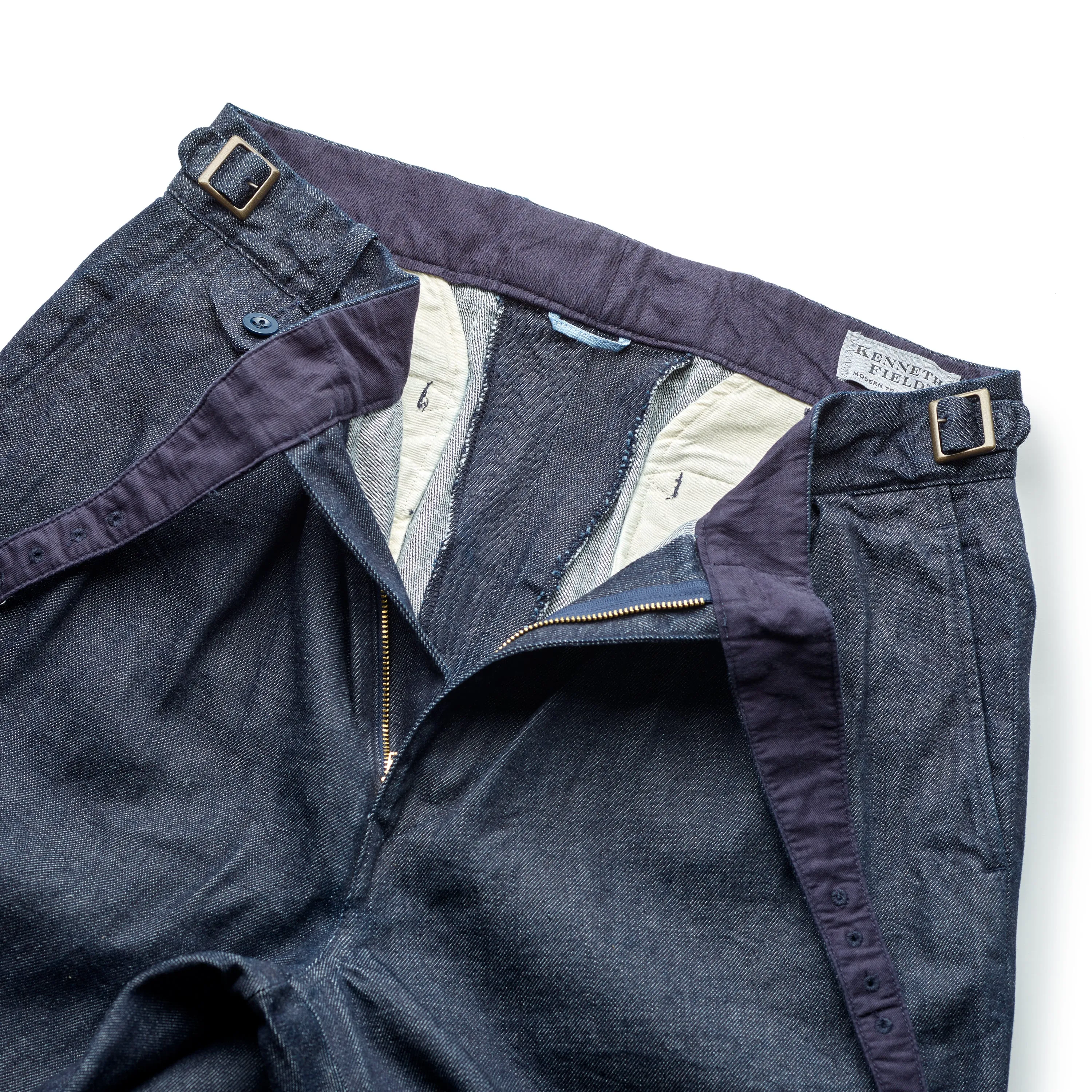 Kenneth Field Indigo Denim Gurkha III Trousers