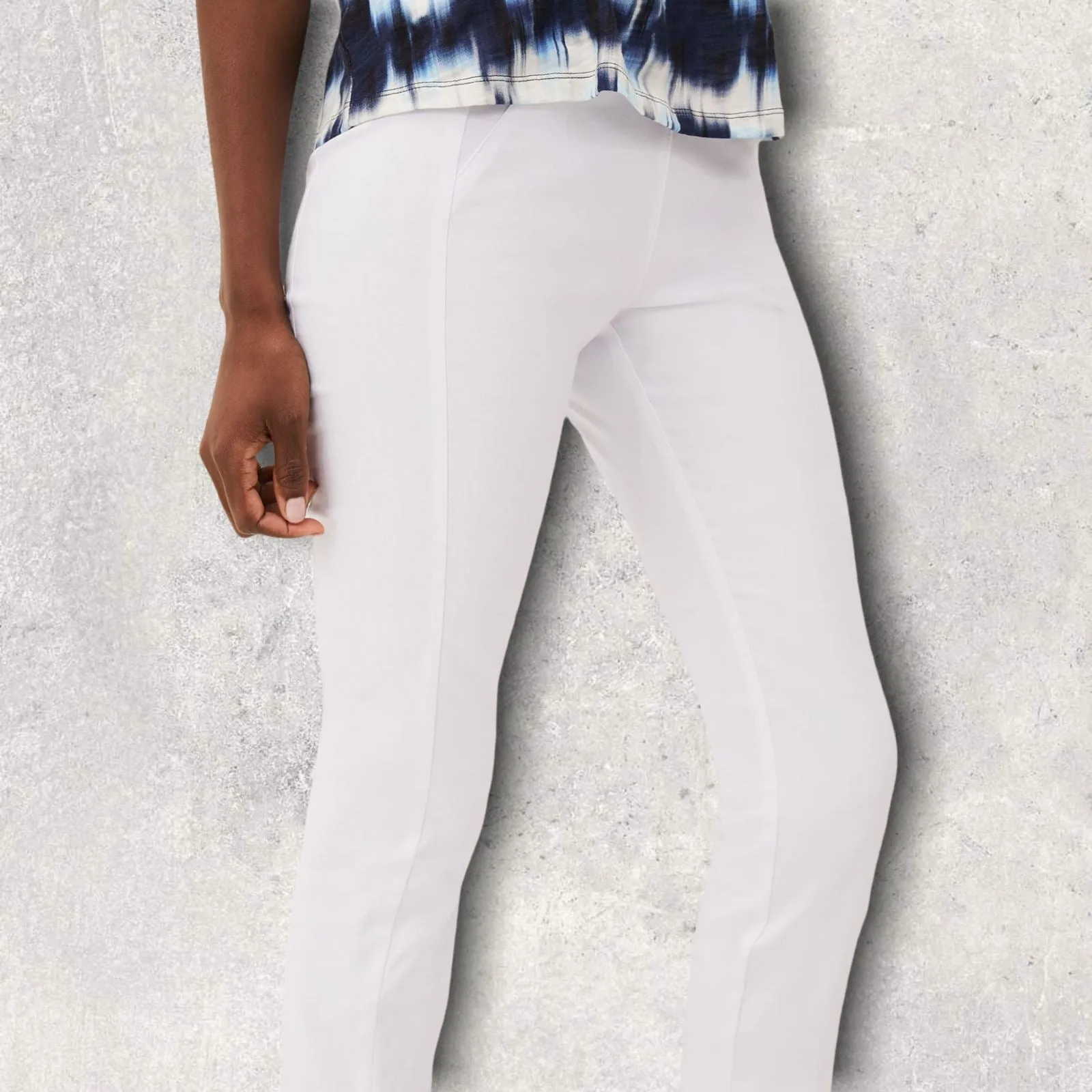 Libra White Cotton Summer Cropped Trousers UK 16 US 12 EU 44 BNWT RRP £89.95