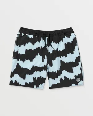 Lido Print Trunk Boardshort - ICE BLUE - (KIDS)