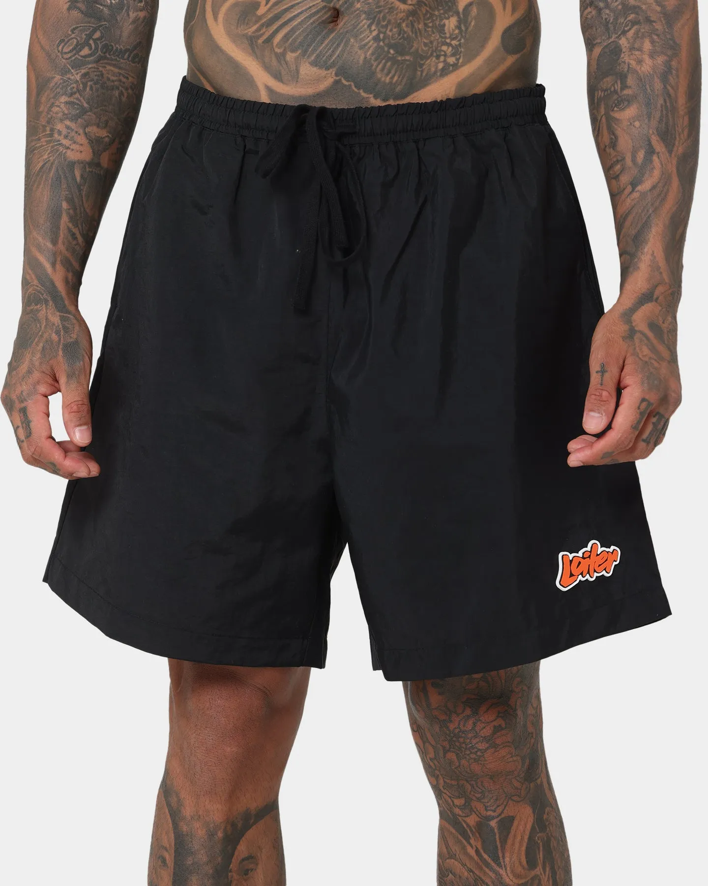 Loiter Inferno Beach Shorts Black/Black