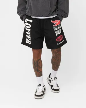 Loiter Speedway Walk Shorts Black