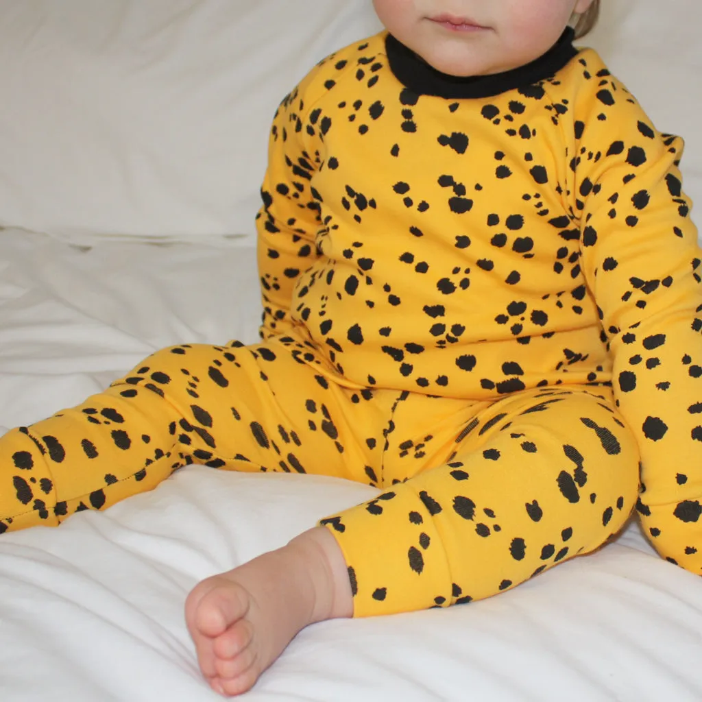 Lounge Set - Yellow Dalmatian Spots