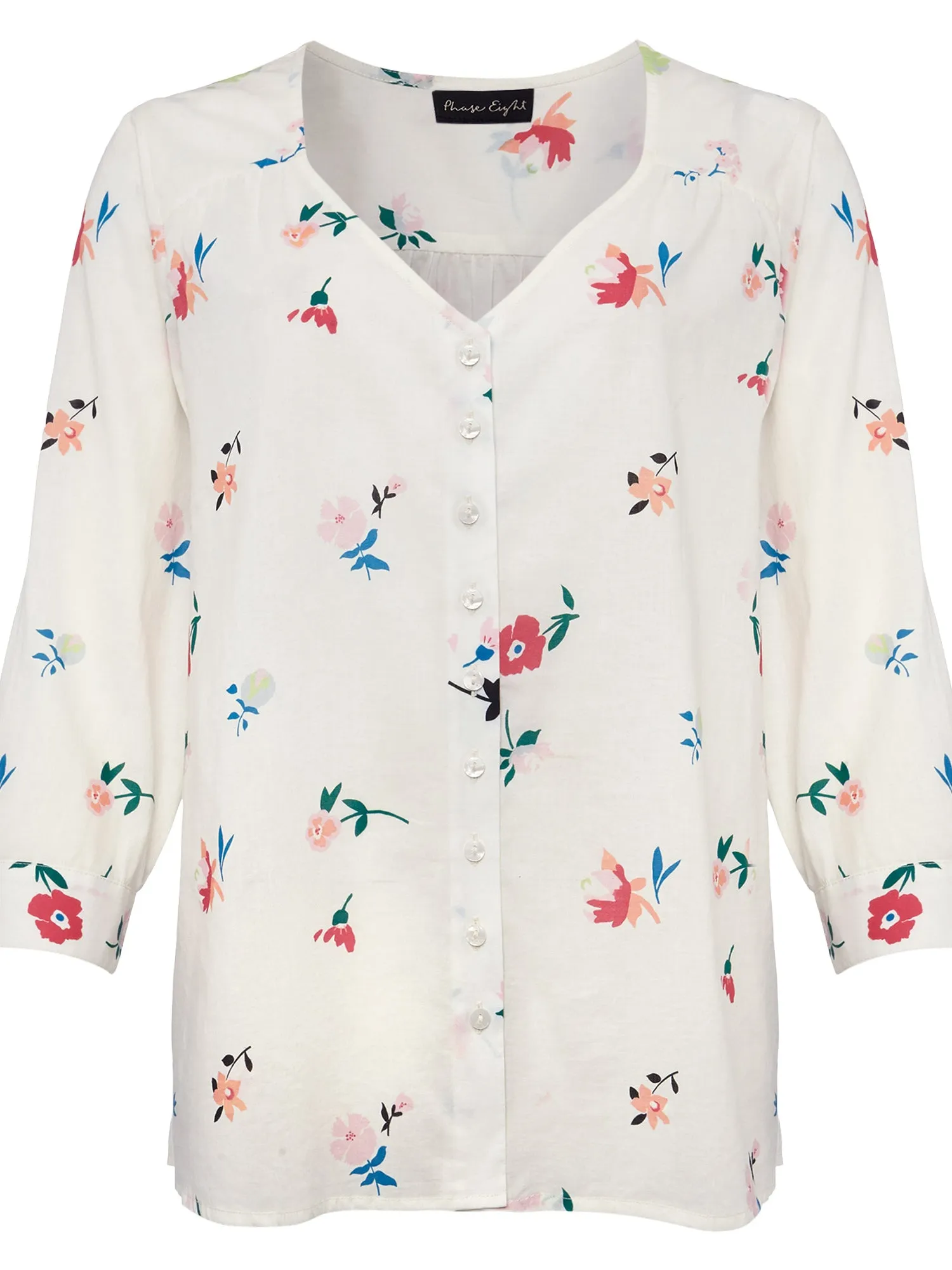 Luca Floral Cotton Blouse