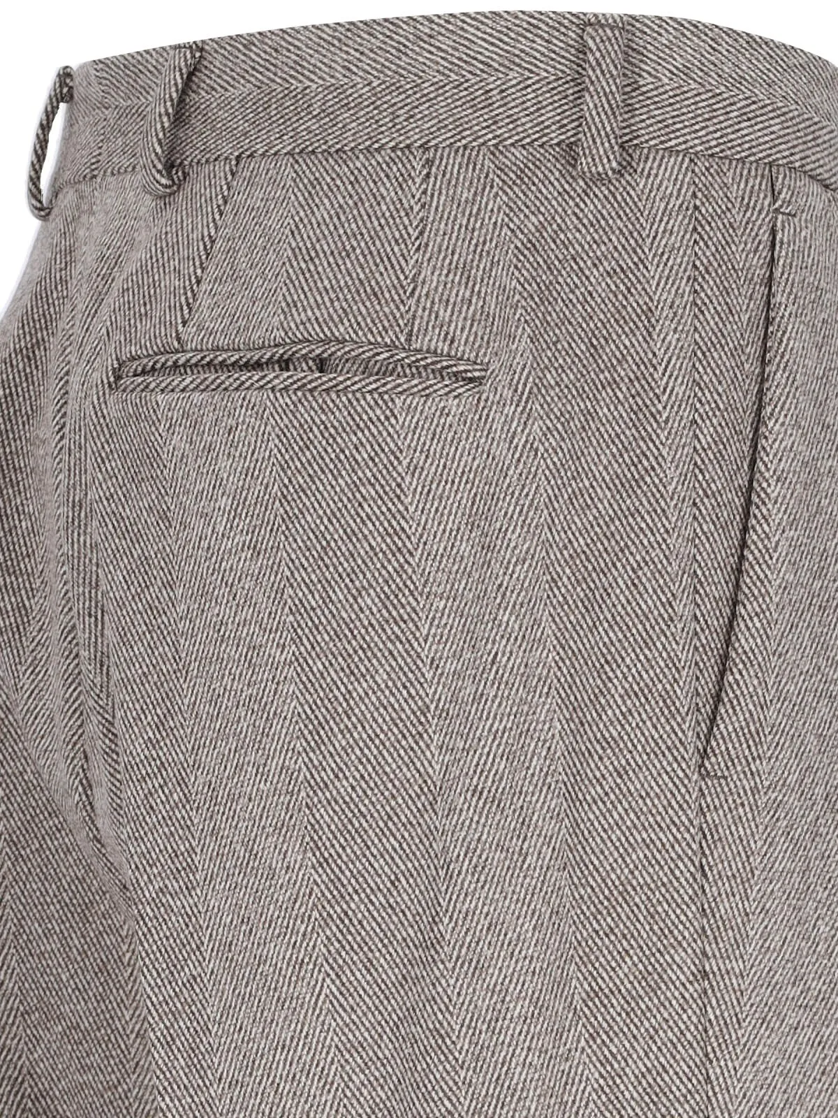 Luxury Virgin Wool Men's Trousers