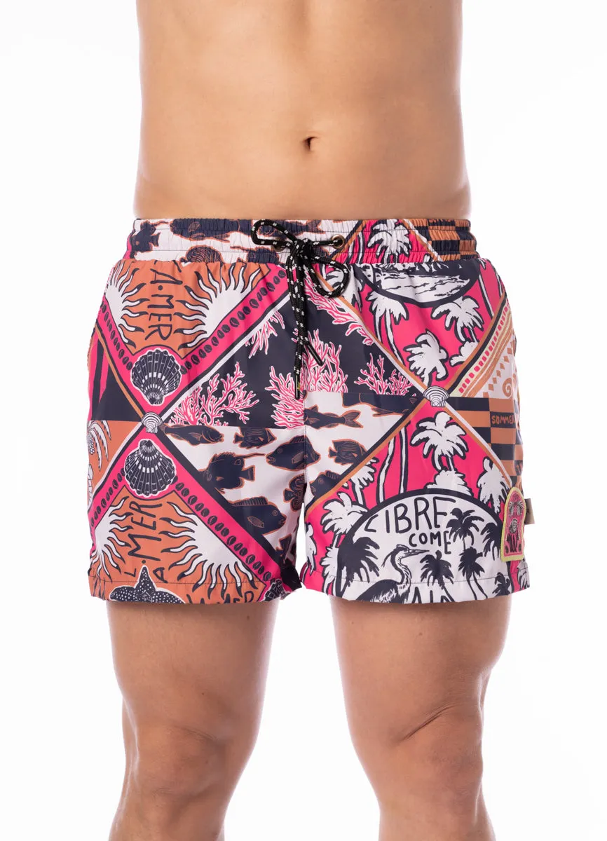 Maaji Ocean Puzzle Sand Unisex Shorts