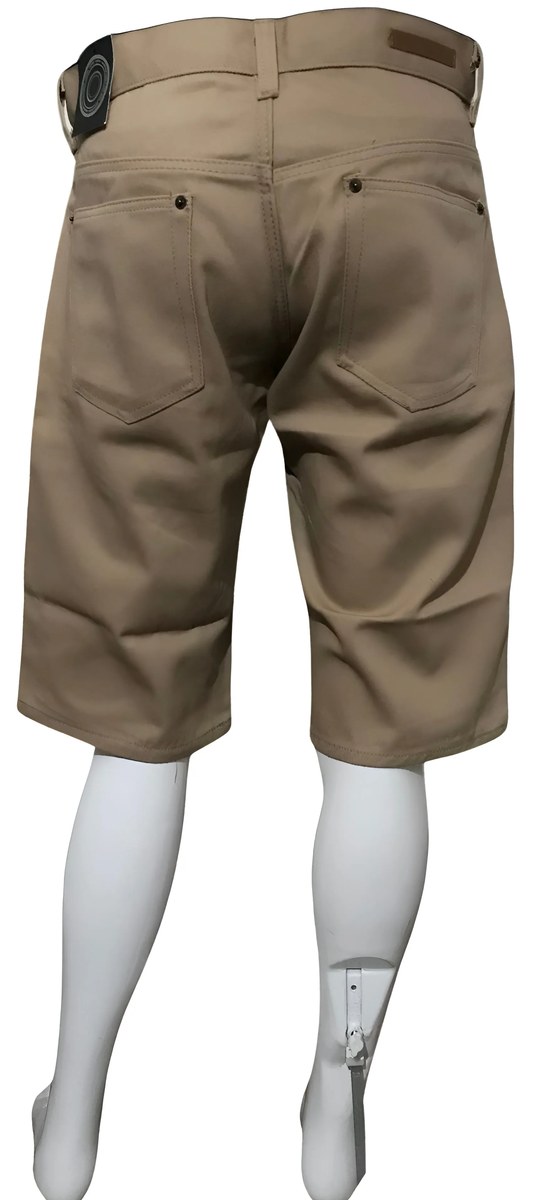 ^MAXI MILIAN^ (LIGHT BROWN) ~NATIVE AMERICAN~ DENIM SHORTS (SLIM FIT) (EMBROIDERED)