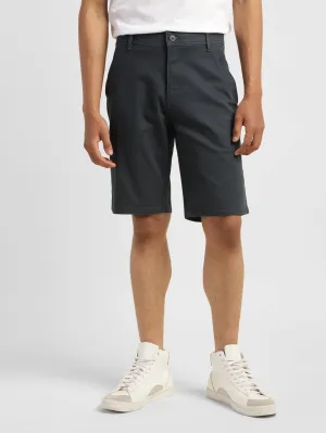 Men's Grey Tapered Fit Shorts