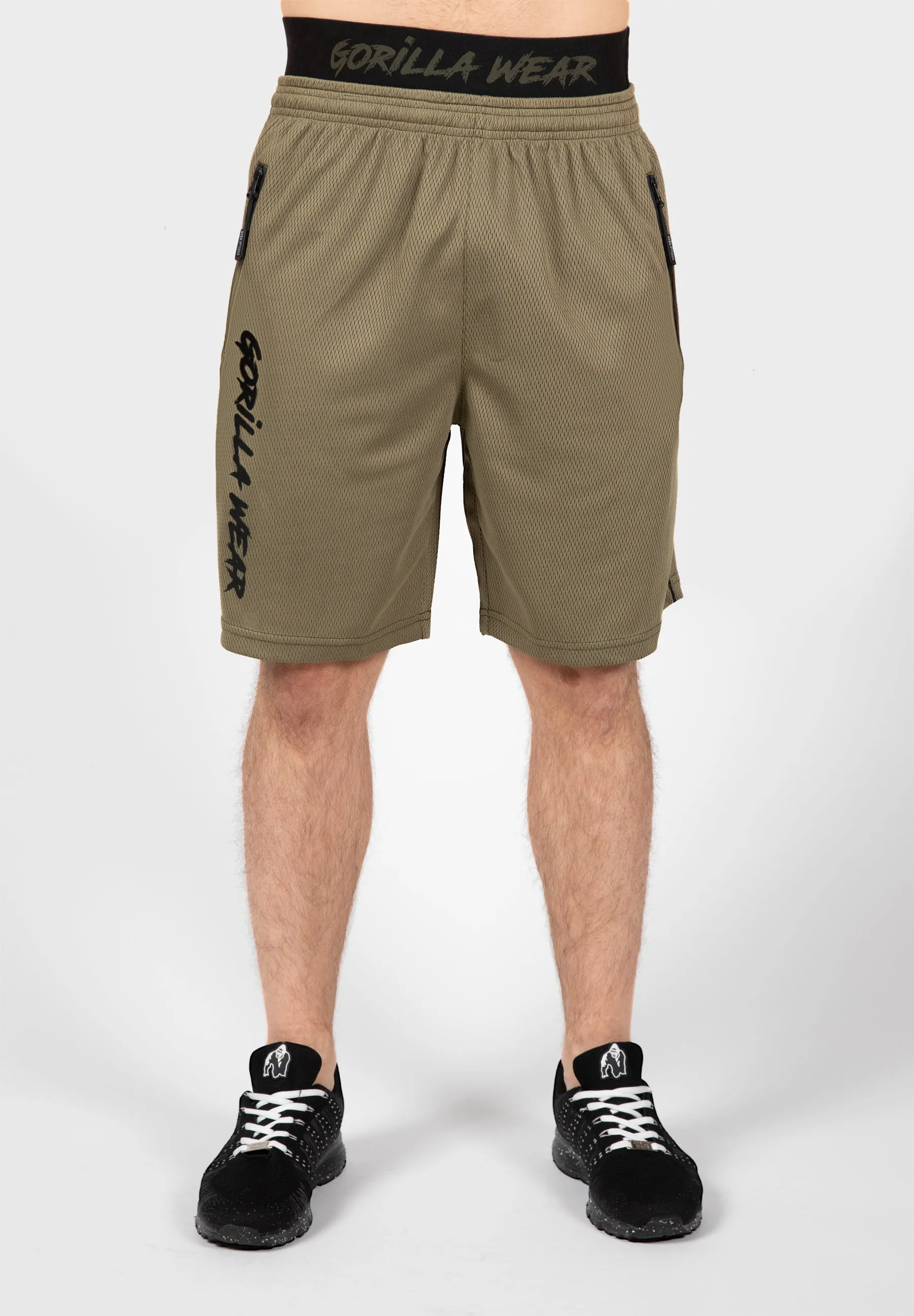 Mercury Mesh Shorts - Army Green/Black