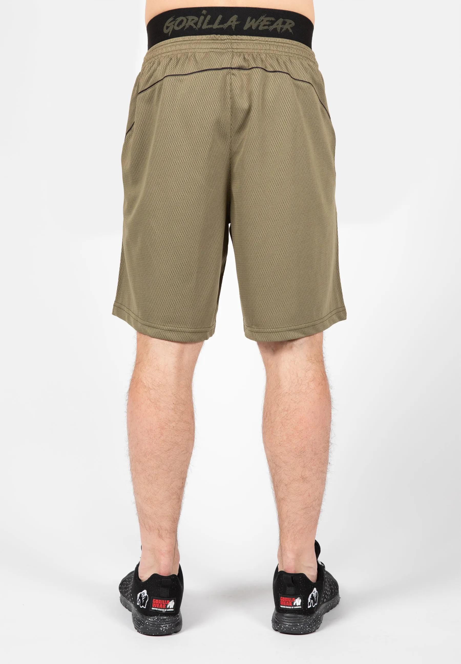 Mercury Mesh Shorts - Army Green/Black