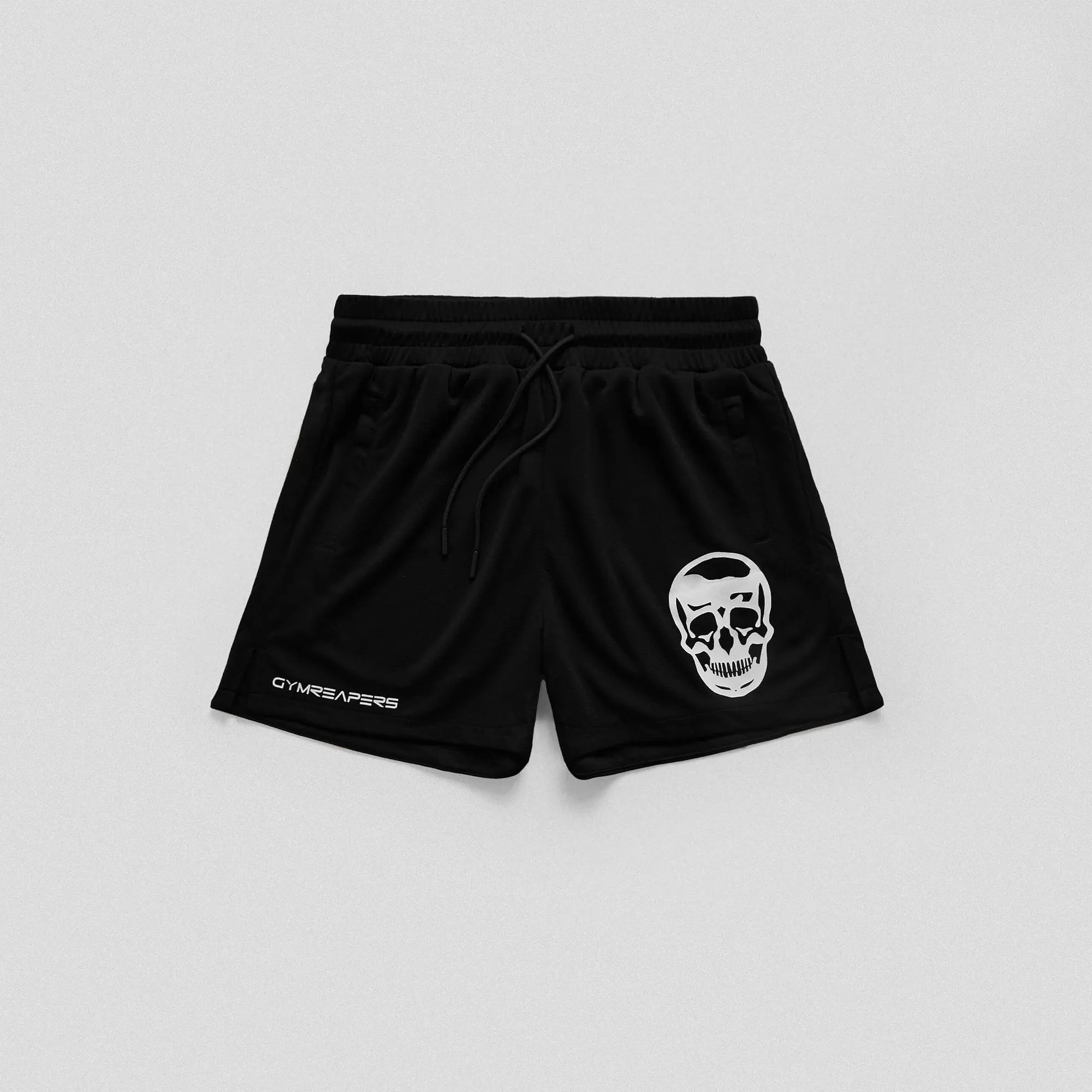 Mesh Training Shorts - Black/White