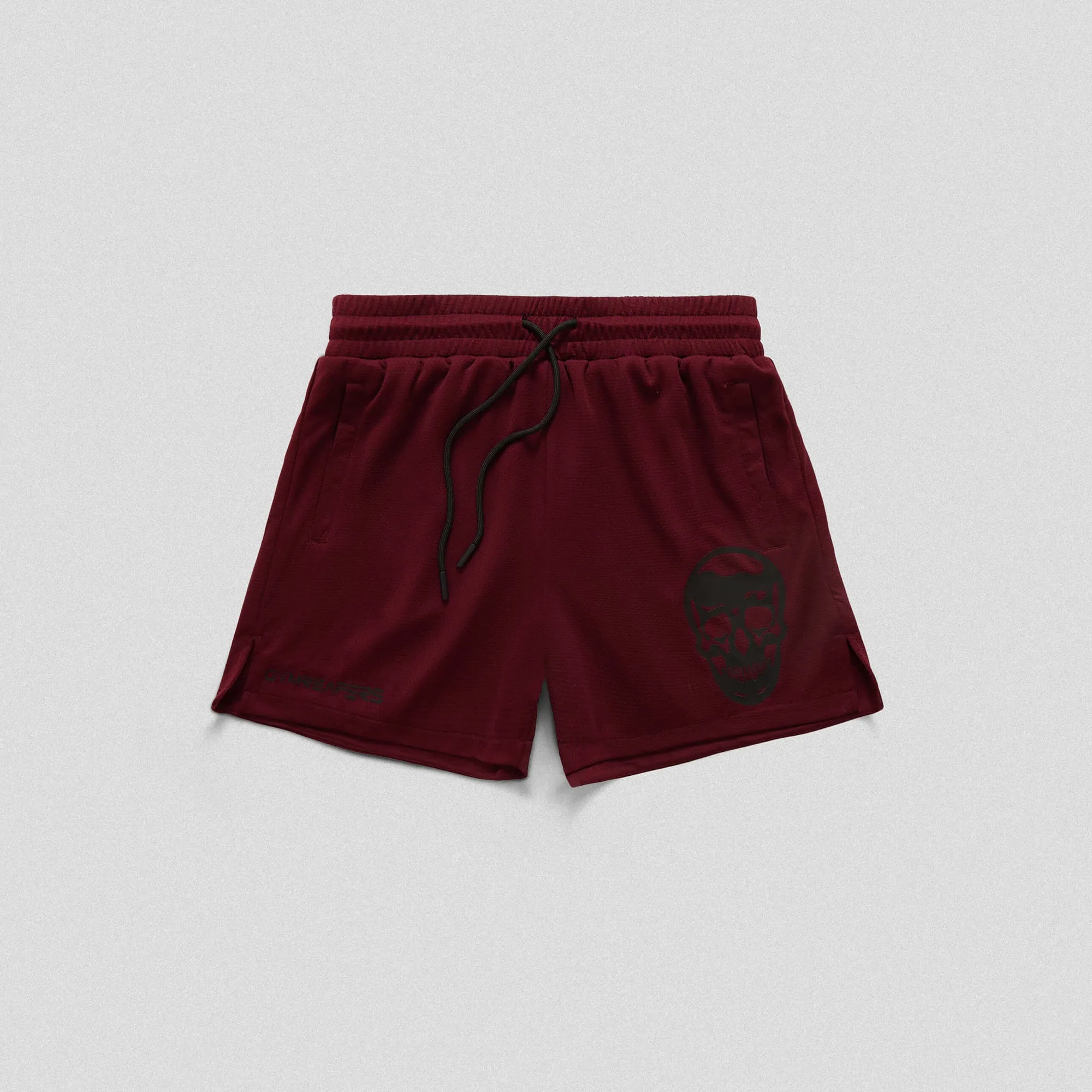 Mesh Training Shorts - Burgundy