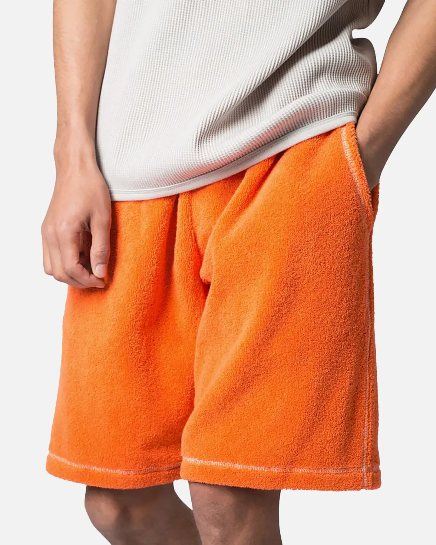 MNML Terry Cloth Shorts Orange