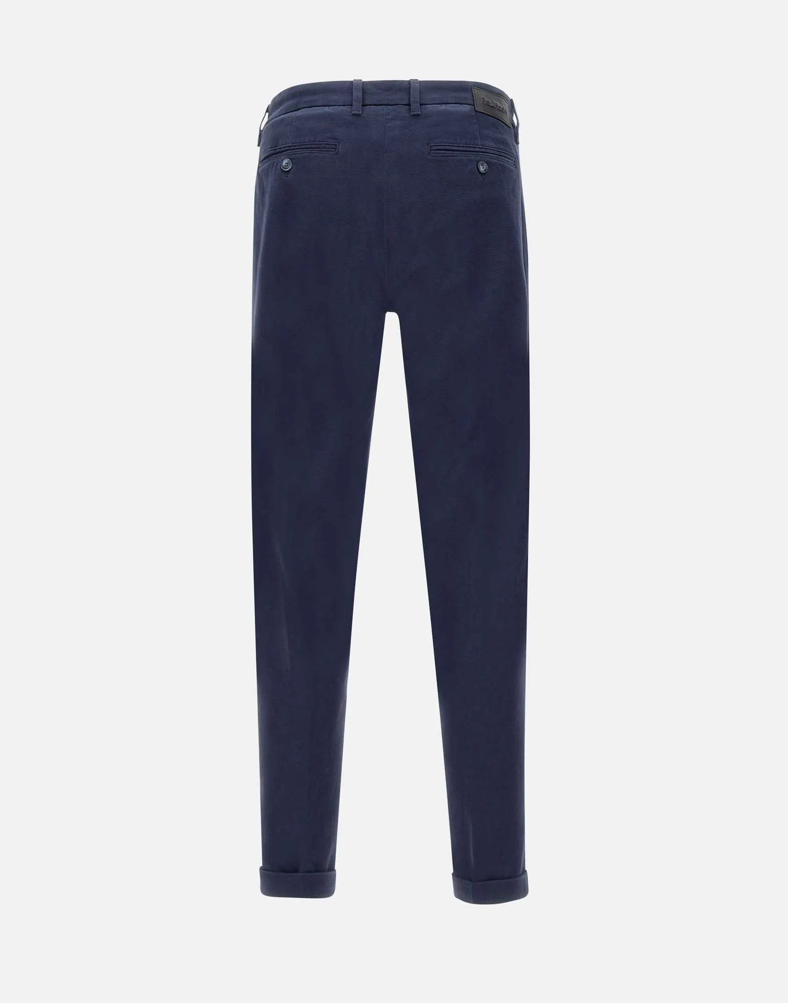 Mucha Men's Blue Cotton Trousers