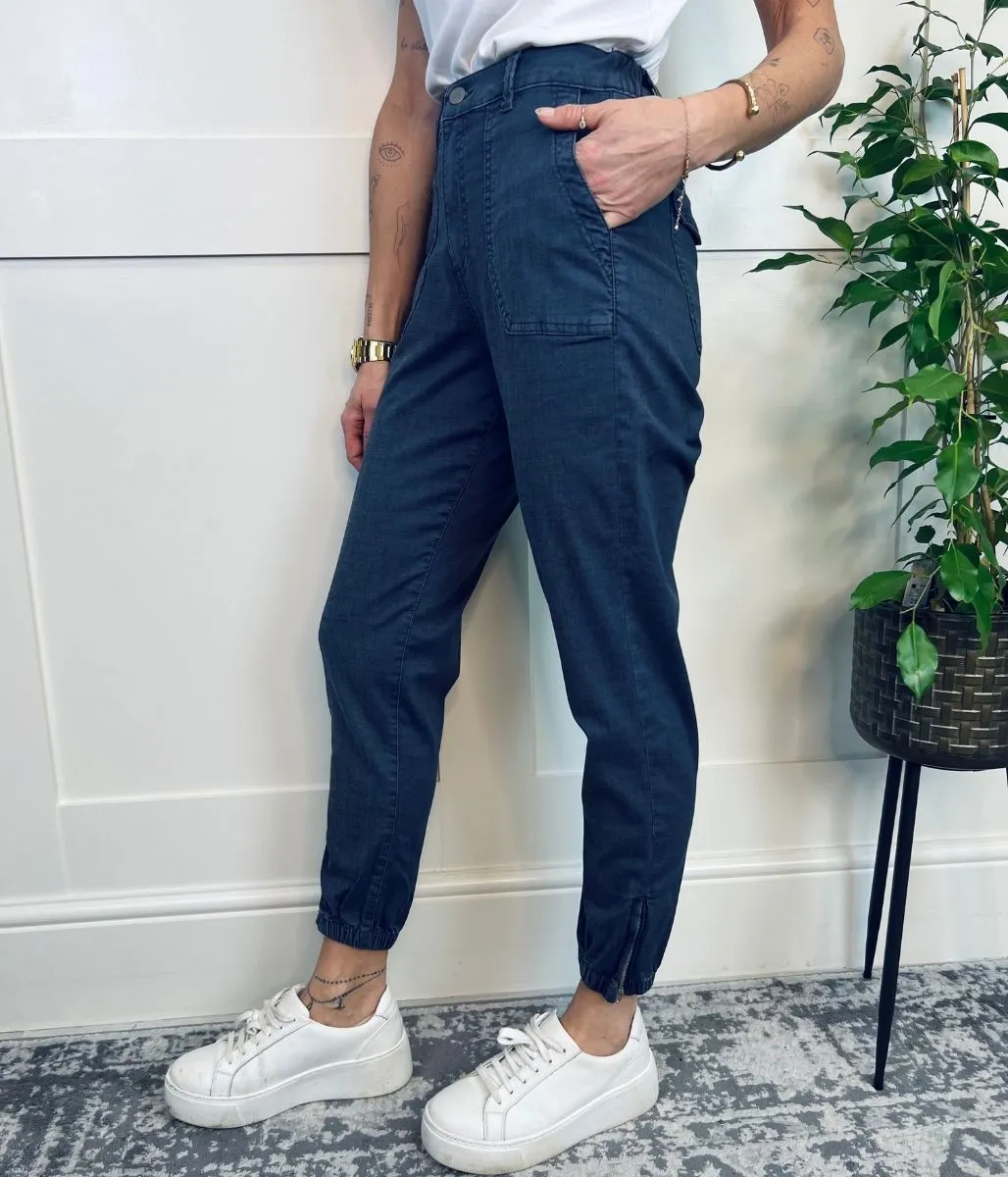 Navy Slim Fit Joggers