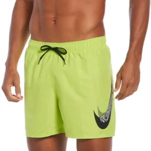 Nike - Men's Swim Liquify Swoosh 5" Volley Short (Atomic Green)