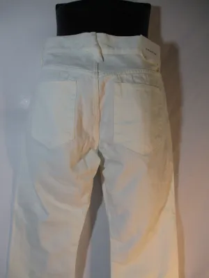 NWT NEW JEAN MACHINE STRAIGHT Denim Jean Pant 32  x 32 WHITE JM-2