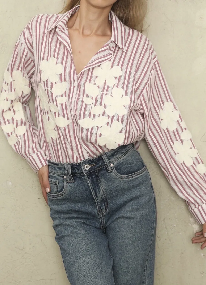 Petal Stripe Shirt