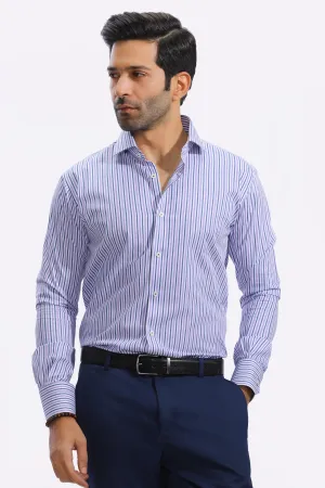 Purple Bengal Stripe Formal Shirt