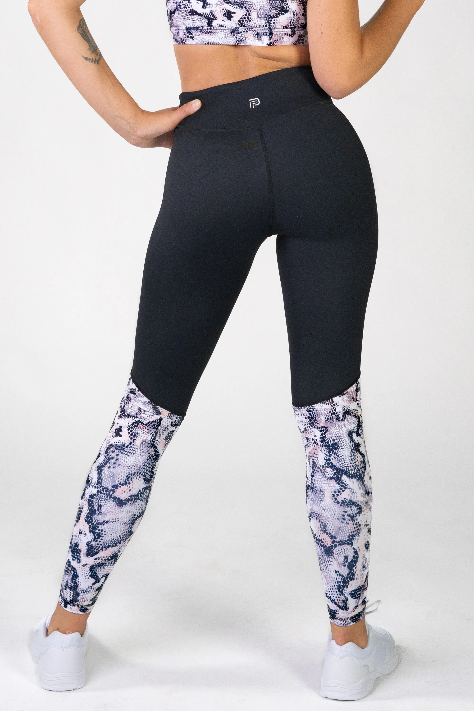 Python High Waisted Full Length Leggings