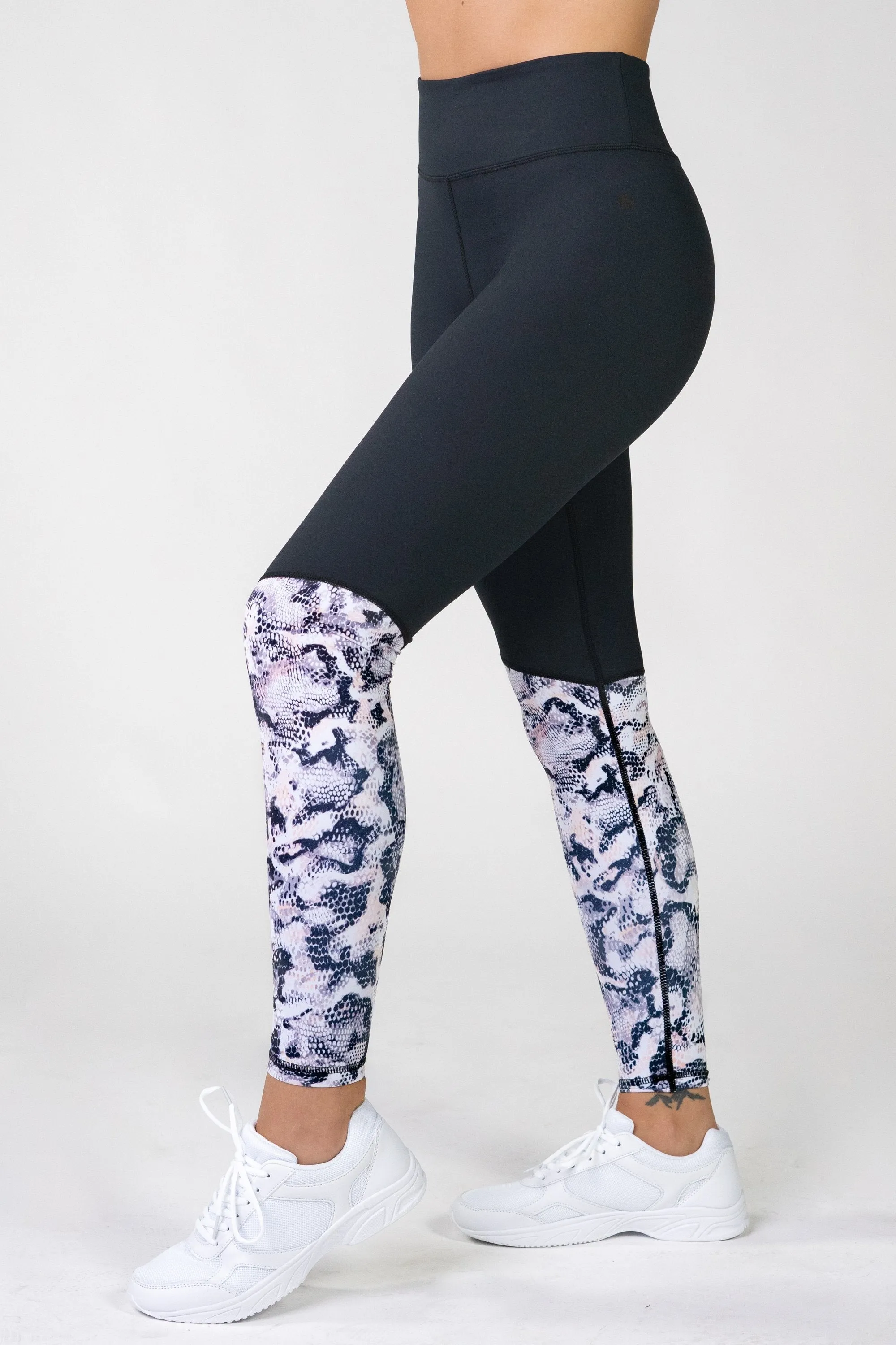 Python High Waisted Full Length Leggings