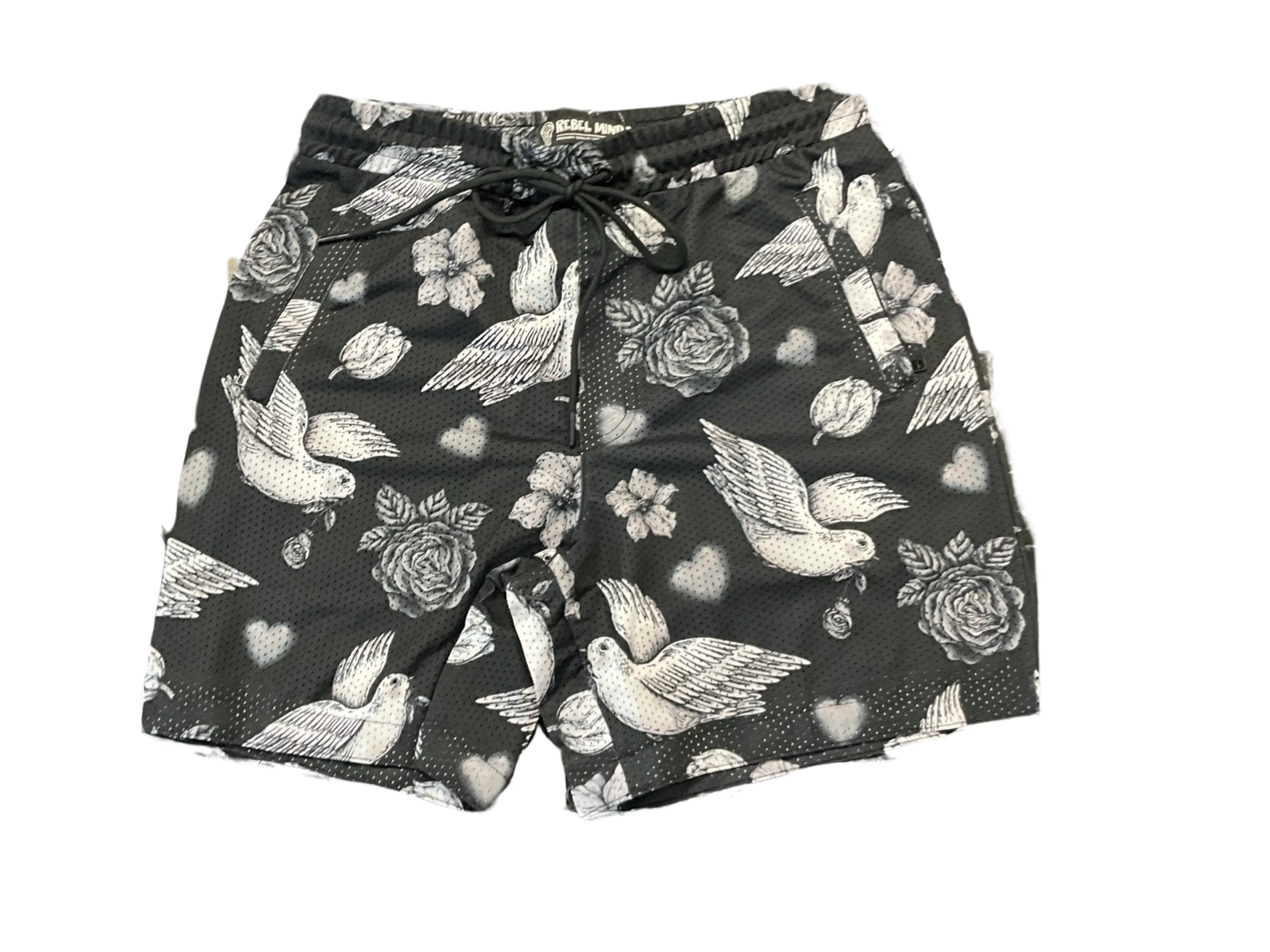 Rebel Minds Peace Of Mind Mesh Short- Black