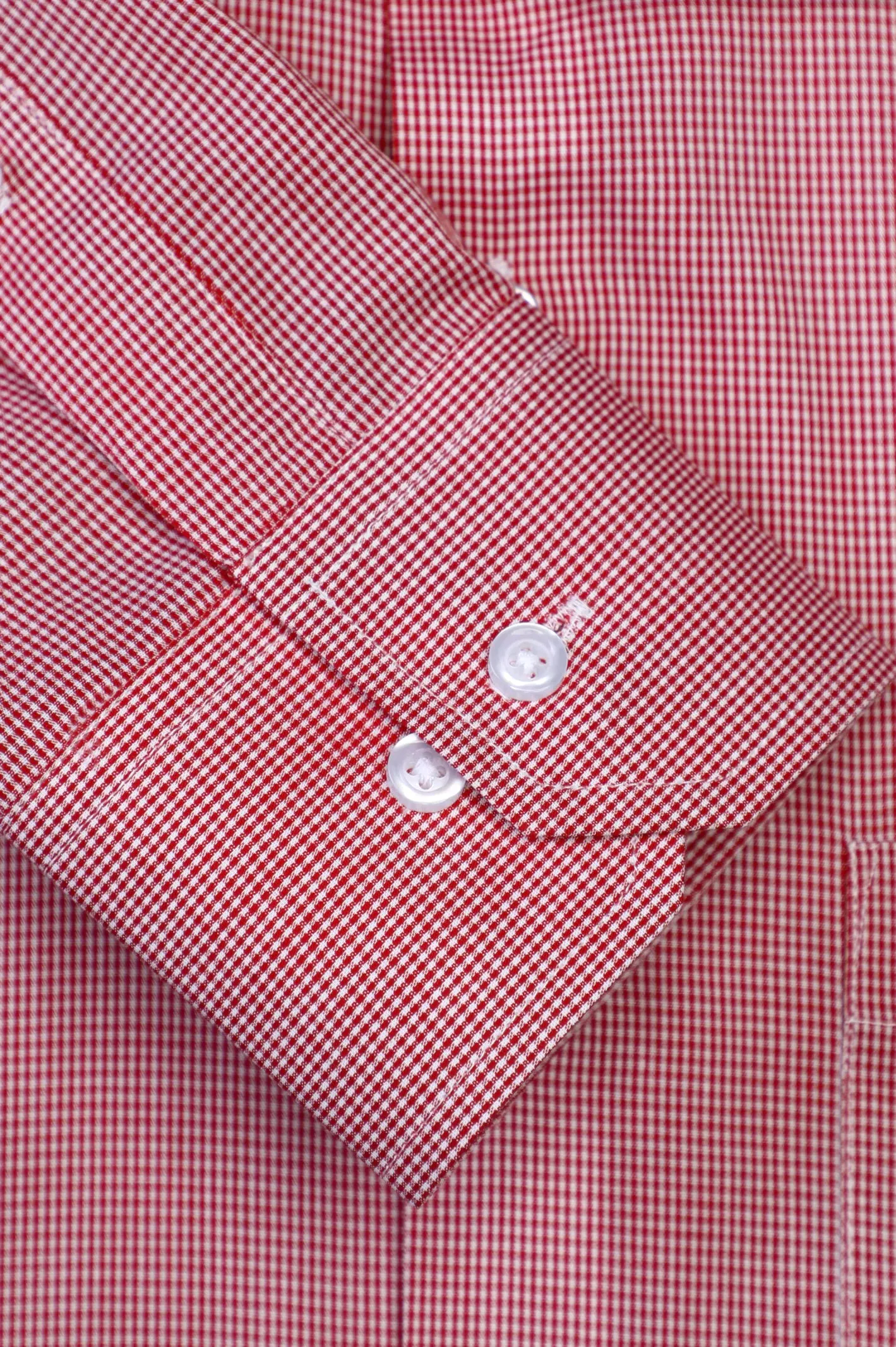 Red Houndstooth Formal Shirt