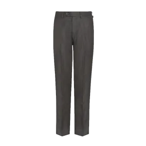 Regular Fit Boys School Trousers - Charcoal