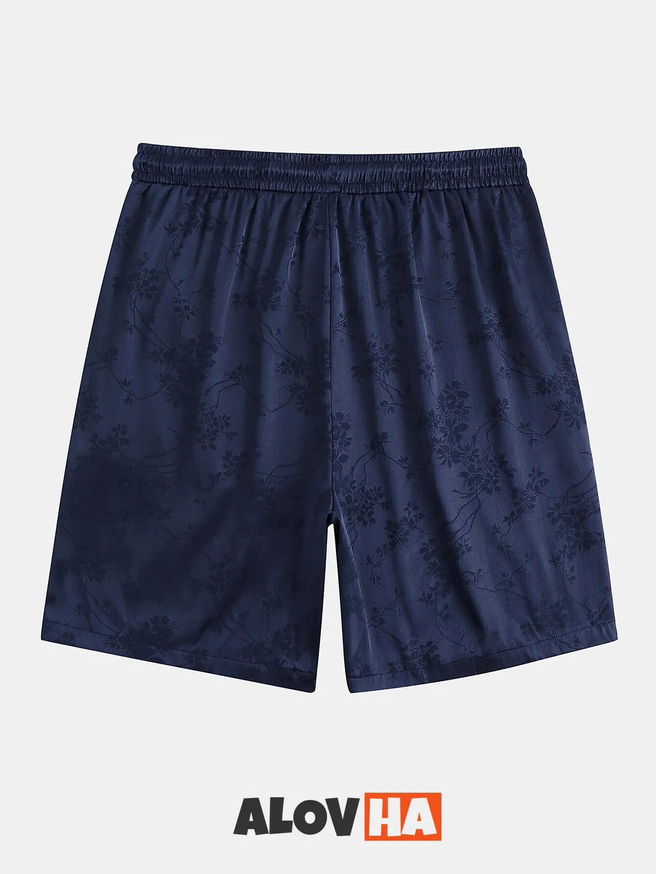 Relaxed Jacquard Print Shorts