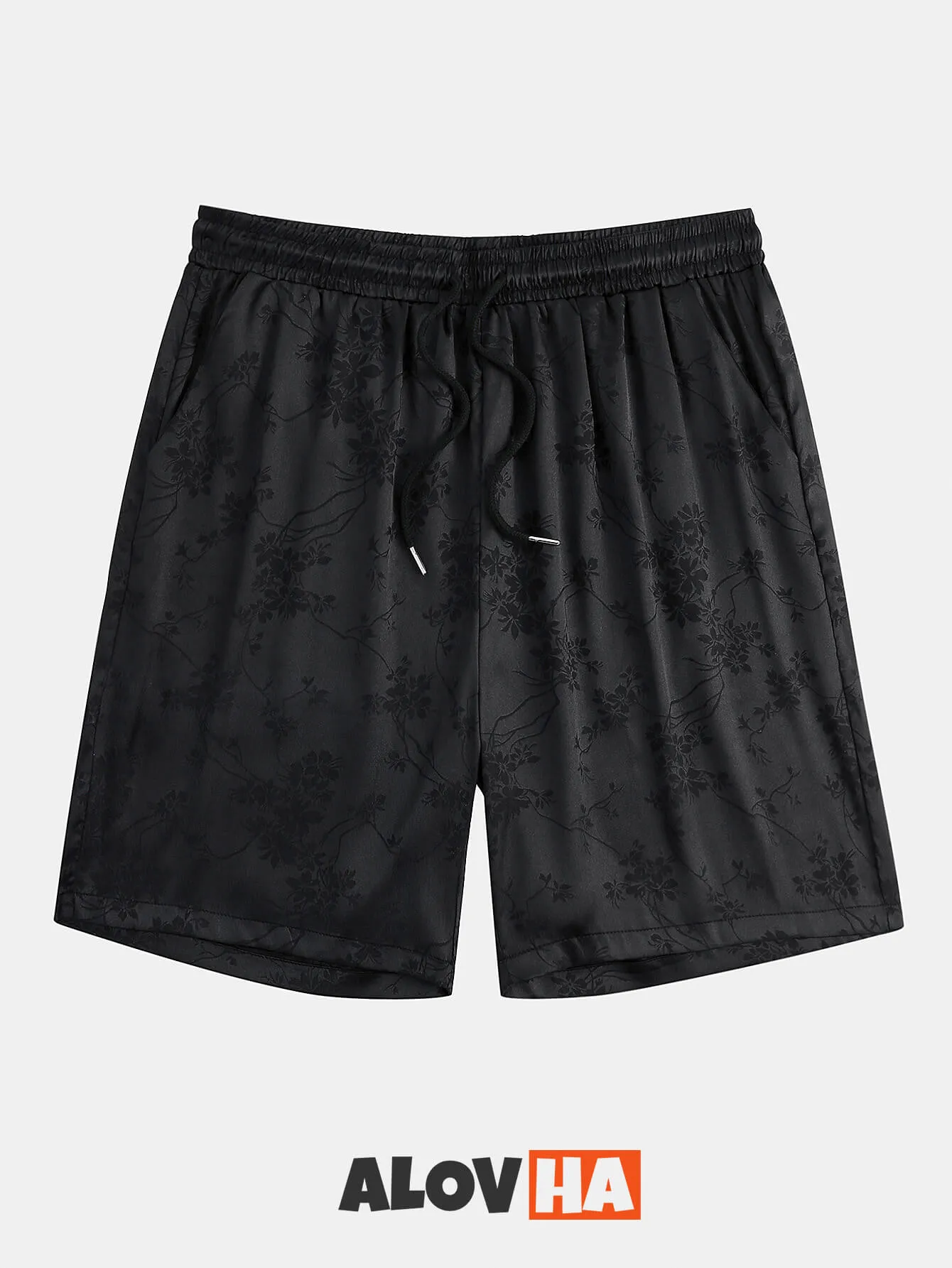 Relaxed Jacquard Print Shorts