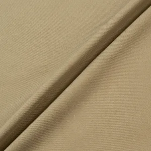 Rich Beige Cotton Moleskin Twill