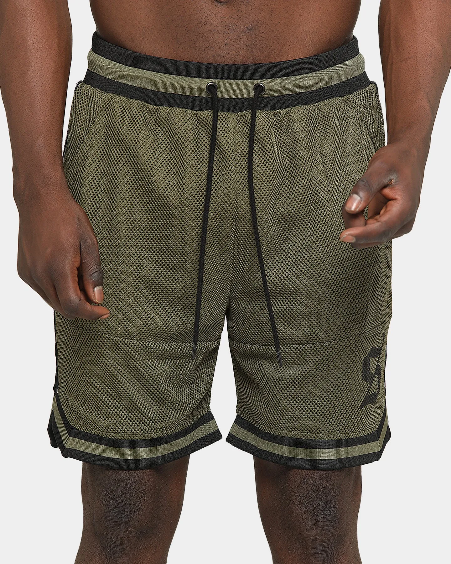 Saint Morta Essentials Basketball Shorts Army Green