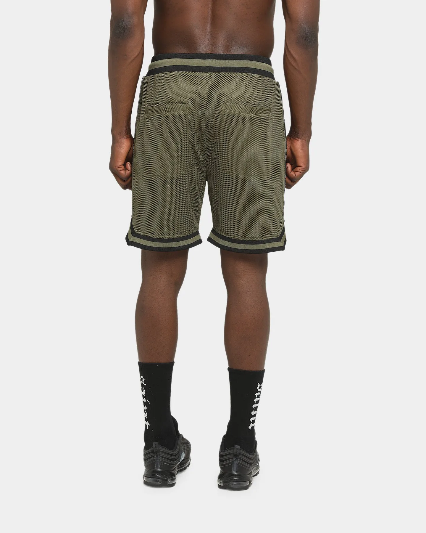 Saint Morta Essentials Basketball Shorts Army Green