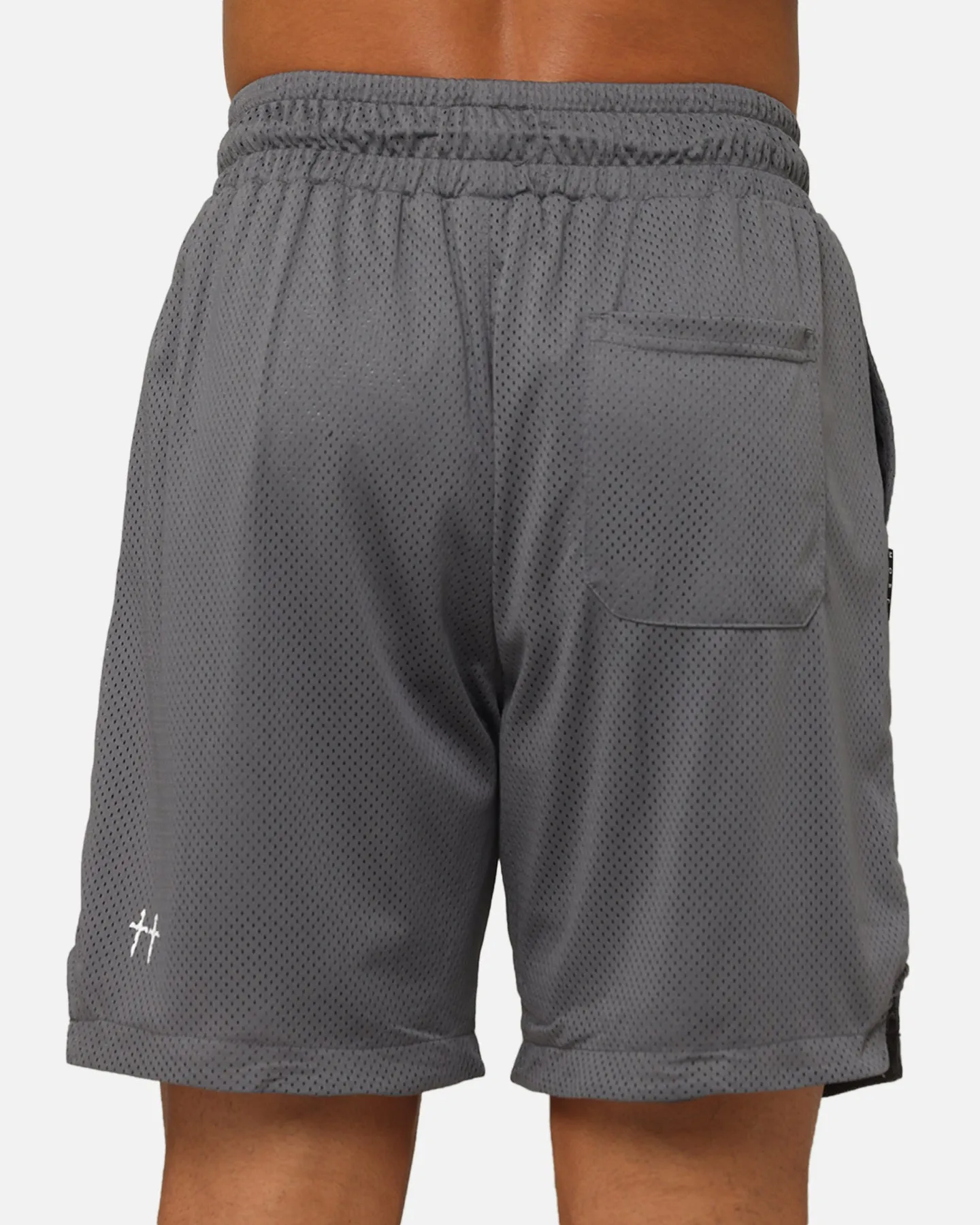 Saint Morta Members Club Mesh Shorts Dark Grey