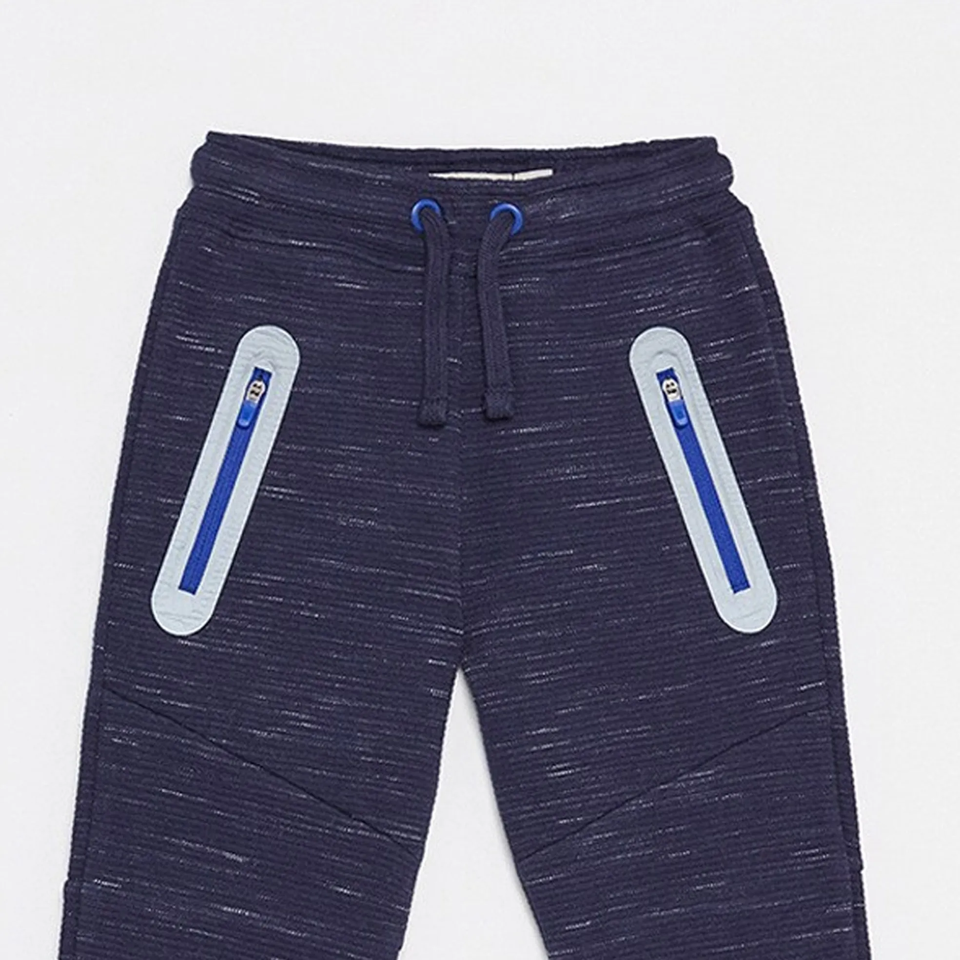 S.F.E.R.A - Kids 'Navy' With Sides Pockets Terry Jogger Trousers SF1144