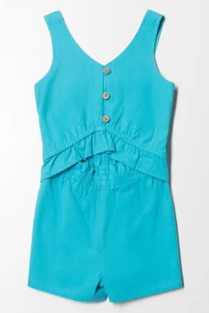 Short Jumpsuit Blue