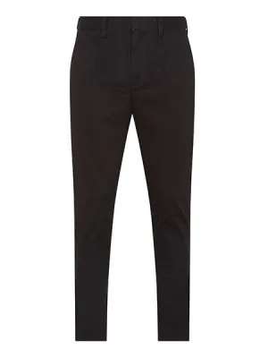 Slim Fit Trousers - Black