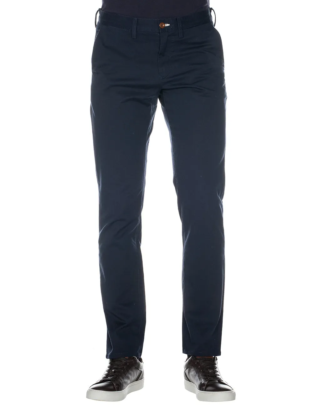 Slim Fit Twill Chinos Marine