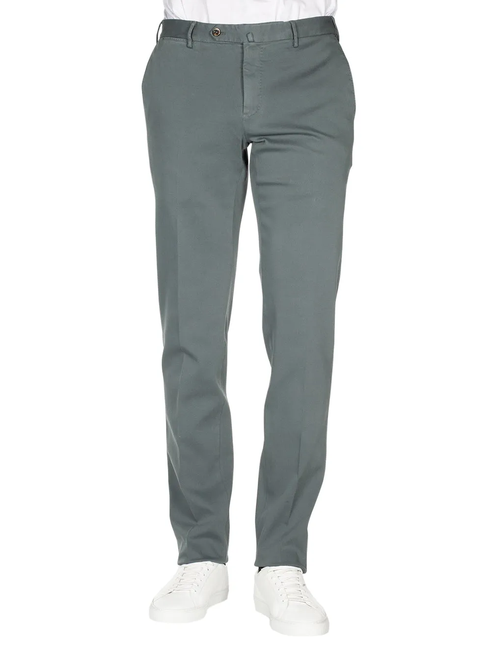 Stretch Cotton Chinos Grey