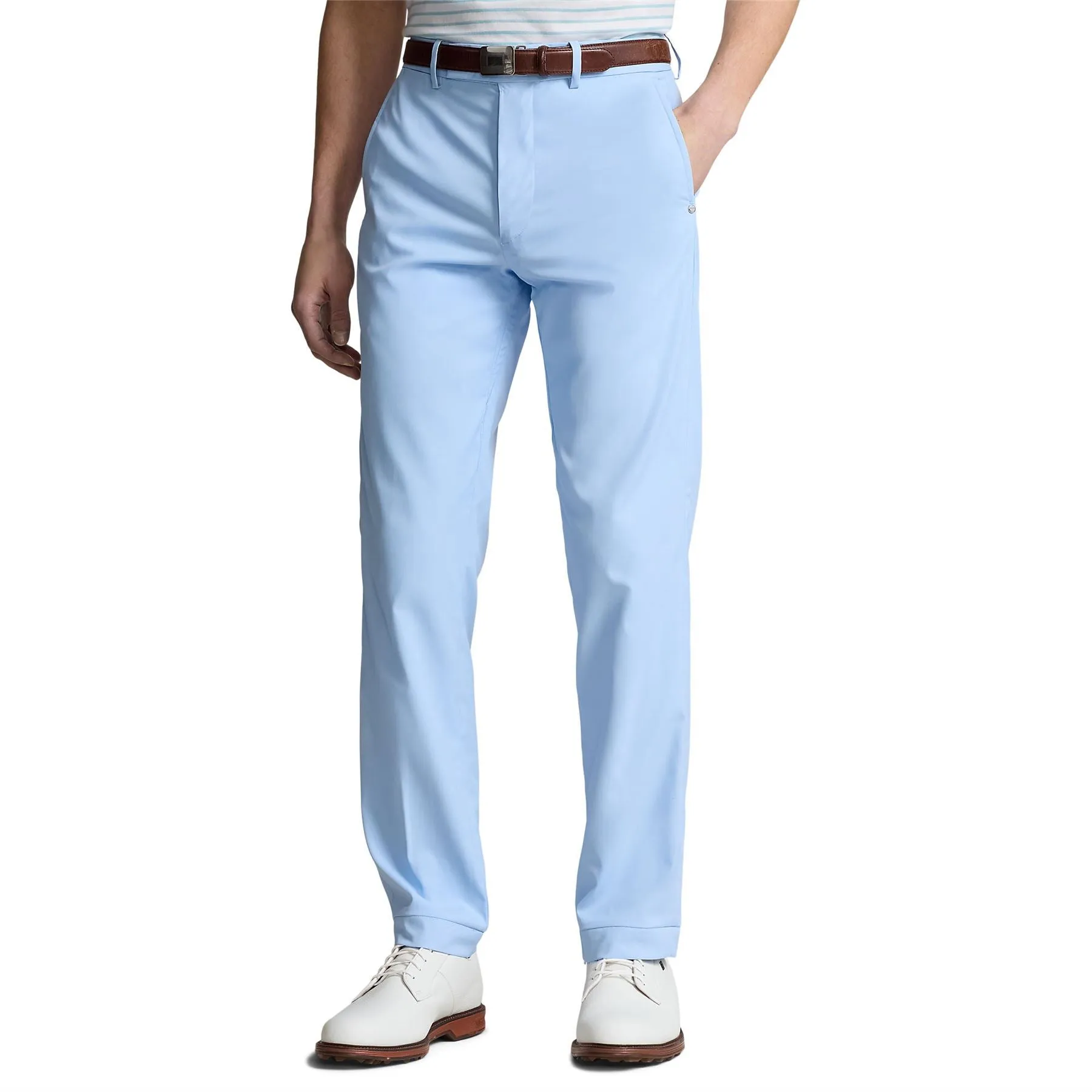 Tailored Fit Performance Twill Pants Office Blue - SS24