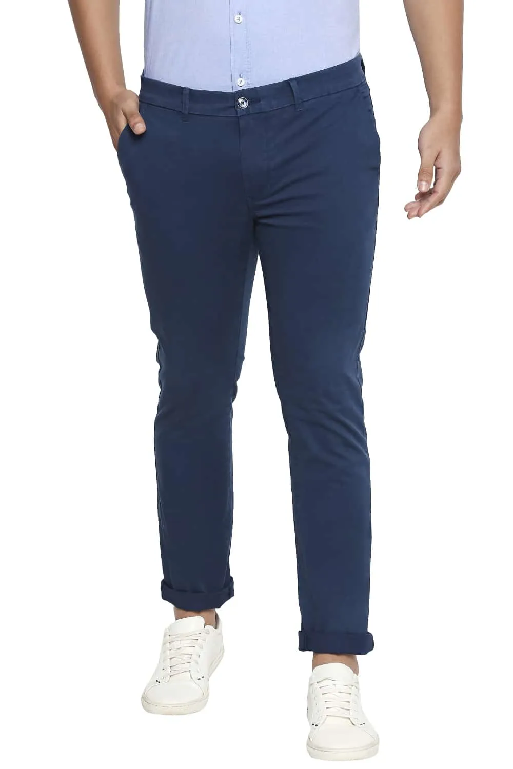 Tapered Fit Over Dyed Stretch Trouser