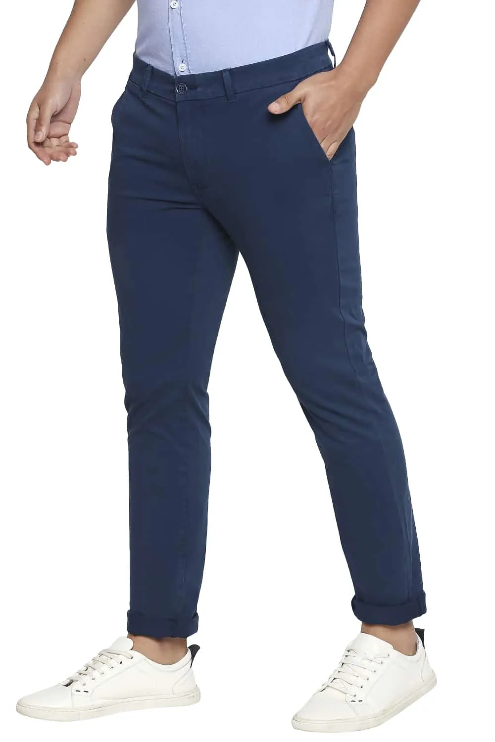 Tapered Fit Over Dyed Stretch Trouser