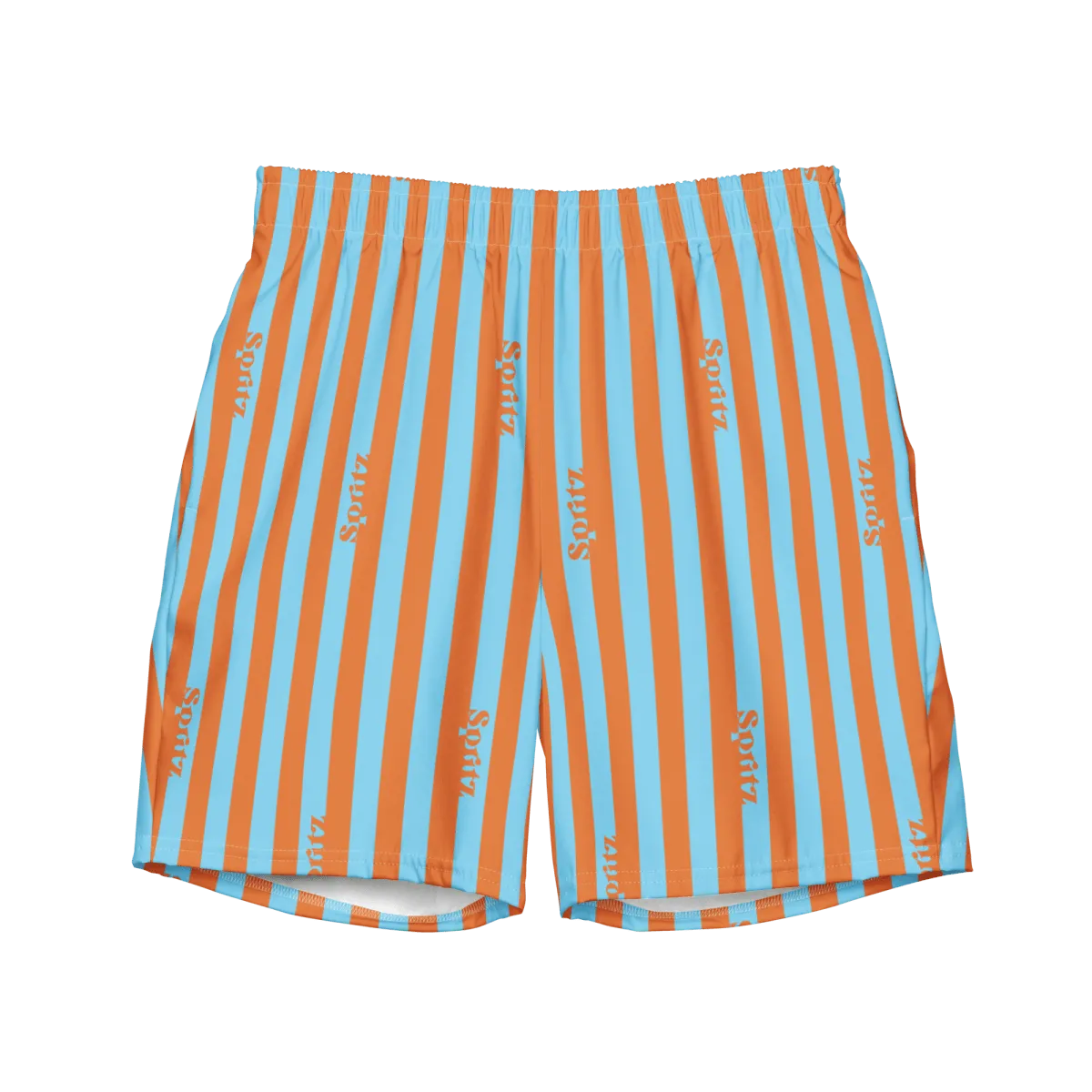 The Spritz Striped swim trunks