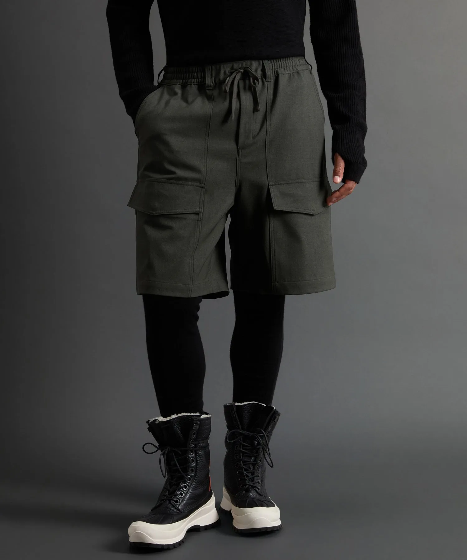 Todd Snyder X Woolrich Twill Camp Short in Olive