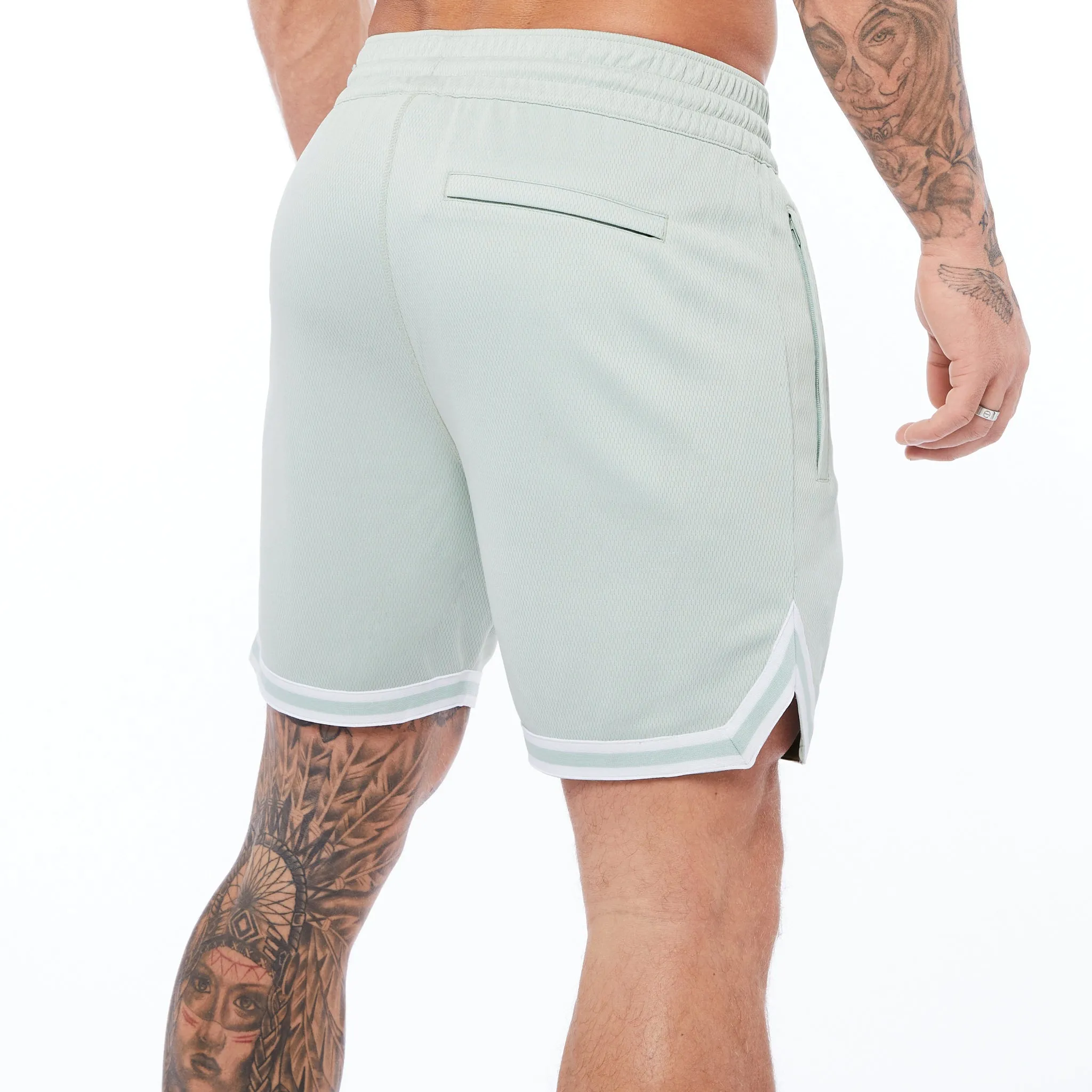 Vanquish Throwback Mint Green Shorts